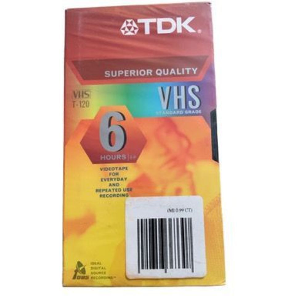 TDK T-120 Superior Quality Blank VHS Tape